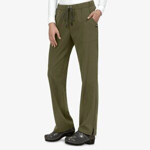 🚨 koi Next Gen Everyday Hero Cargo Scrub Pant 5-Pocket Stretch Drawstring Olive